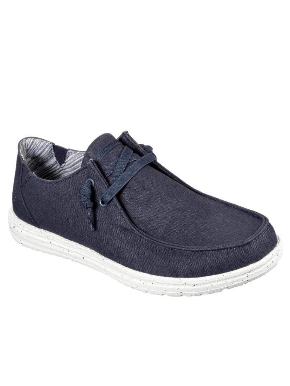Skechers Melson Chad Mens Shoes Memory Foam Machine Washable Blue 10.5